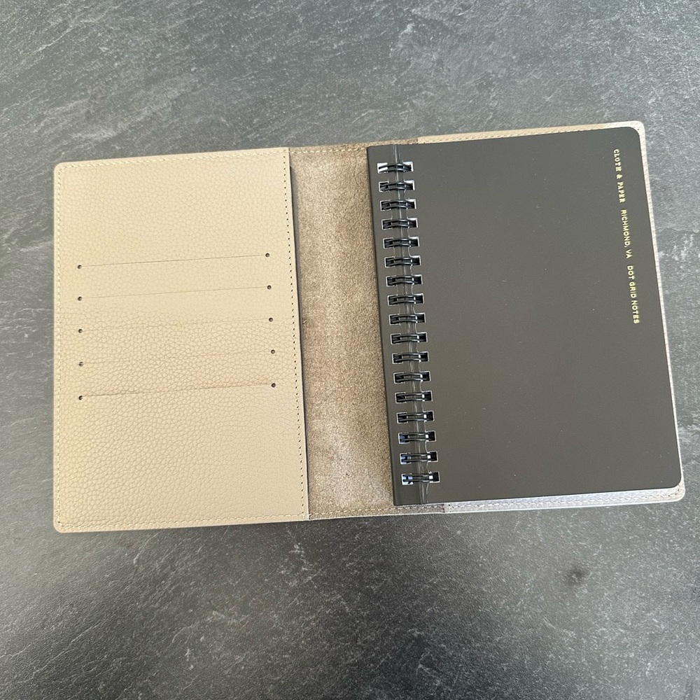 Cloth & Paper CP Petite folio and notebook